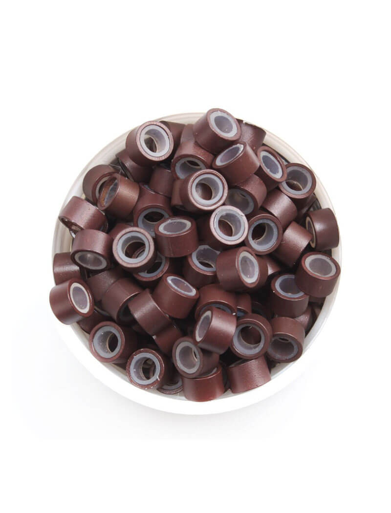 Micro Rings For Hair Extensions Brown Top