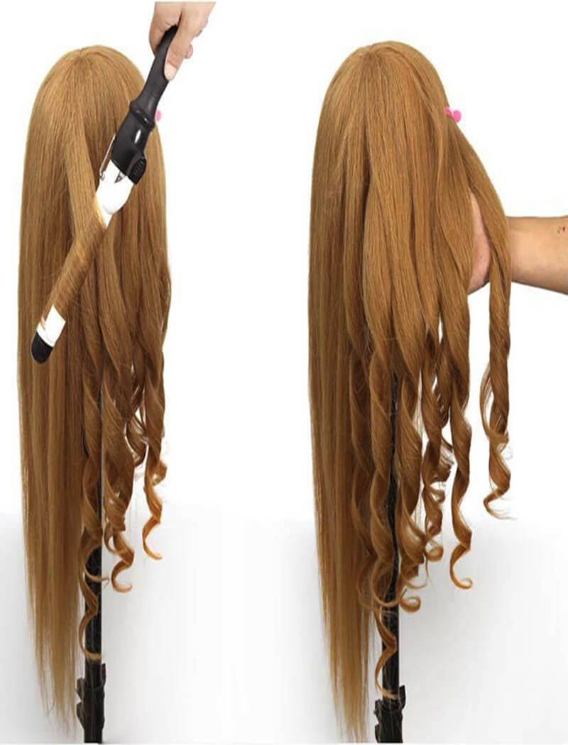 Buy Foreign Holics Imported Original Human Hair Dummy For Hair Styling  Practice Can Curl and Iron Lenght 28 inches Online at Low Prices in India   Amazonin