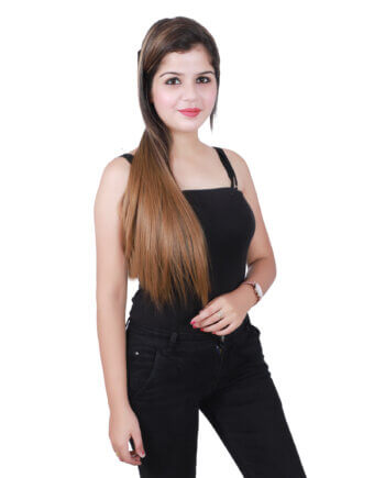 2 Tone Ombre Straight Hair Extension Front