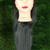 Black Hair Dummy with Free Stand