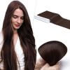 5 Clips Straight Matte Brown Premium Synthetic Hair Extensions