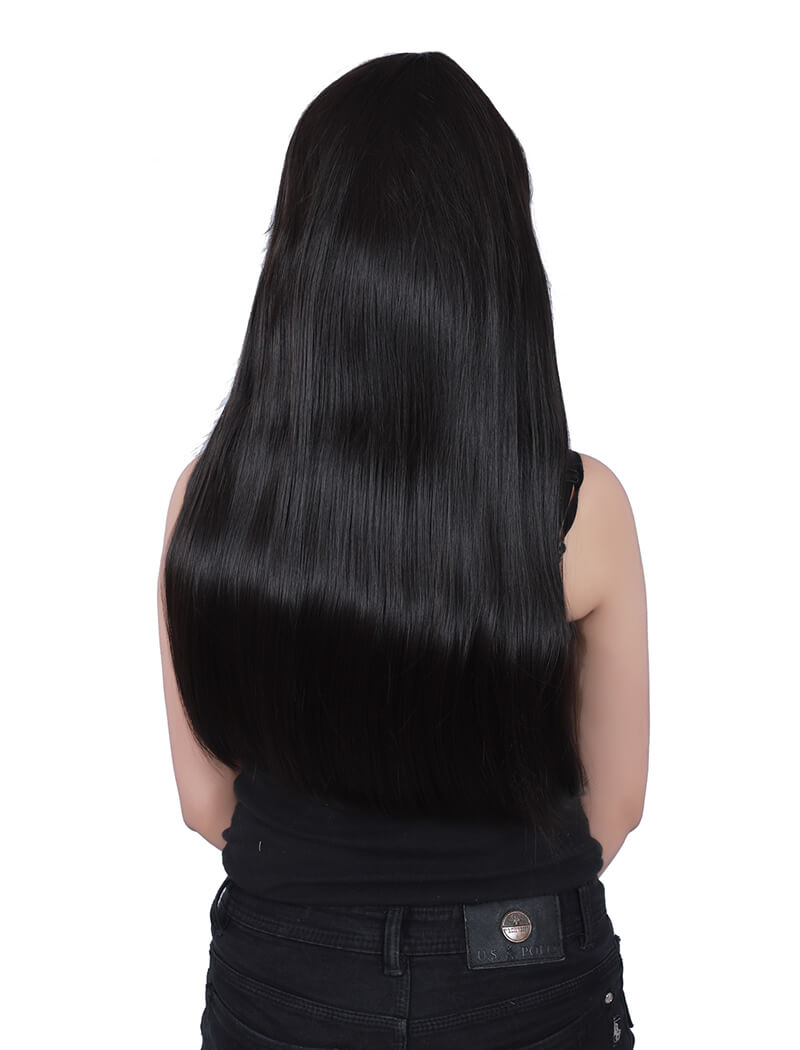 Buy Full Head Wig With Front Bangs (Brown) Online at Best Price in India Buy Full Head Wig With Front Bangs (Brown) Online at Best Price in India