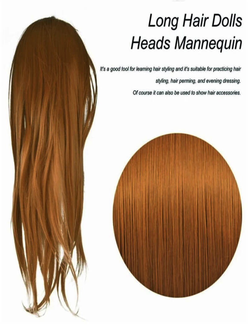 Buy Multipurpose Silky Soft Hair Dummy (Light Brown) Online at Best Price  in India