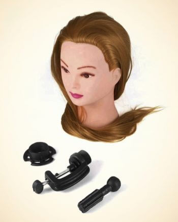Multipurpose Silky Soft Hair Dummy Light Brown Front