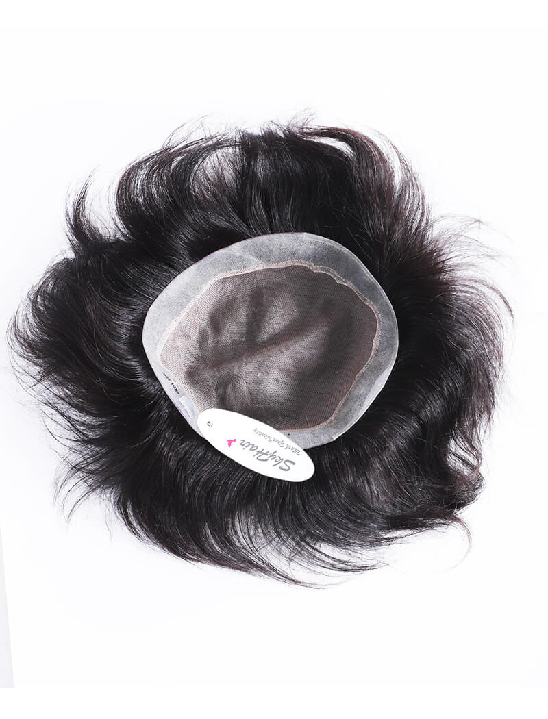 PU Australian Mono Base Hair Patch - Inside Top