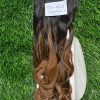 5 Clips Curly/Wavy Ombre(4T27) Matte Finish Premium Synthetic Hair Extensions