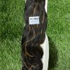 5 Clips Curly/Wavy Brown with Golden Highlights(4#27) Matte Finish Premium Synthetic Hair Extensions