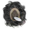 Salt and Pepper Hair Patch 90% White Hair