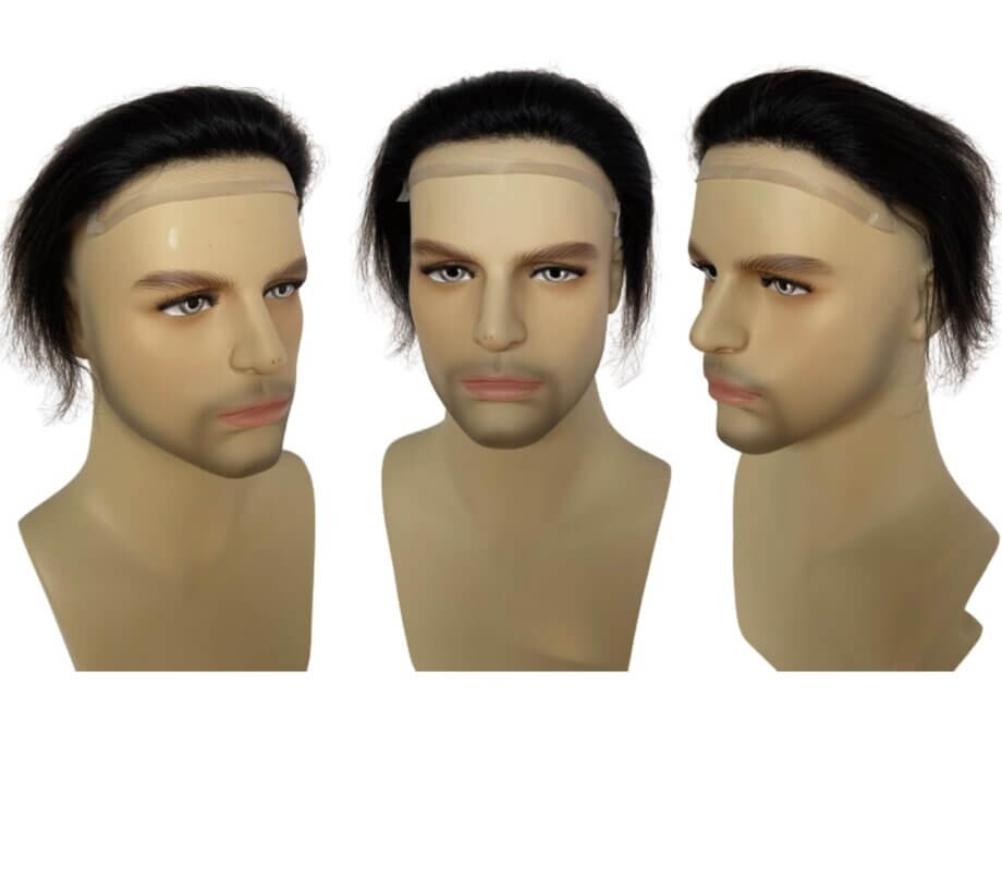 Lace Frontal Hair Piece for Natural Front Hairline/ Receding Hairline