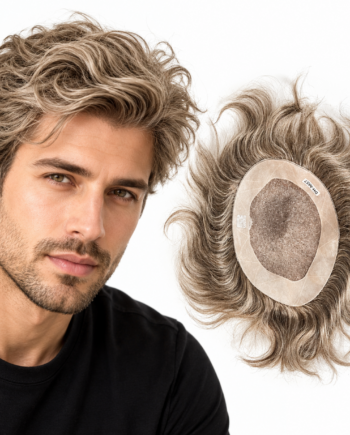 Blonde Human Hair Patch
